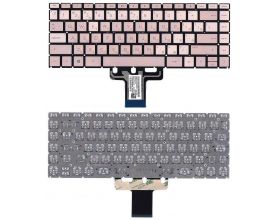 Клавиатура для ноутбука HP Pavilion x360 14-cd0000 золотистая с подсветкой