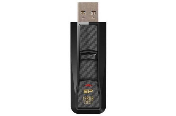 Флешка USB 2.0 Silicon Power Blaze B50 Black 128Gb