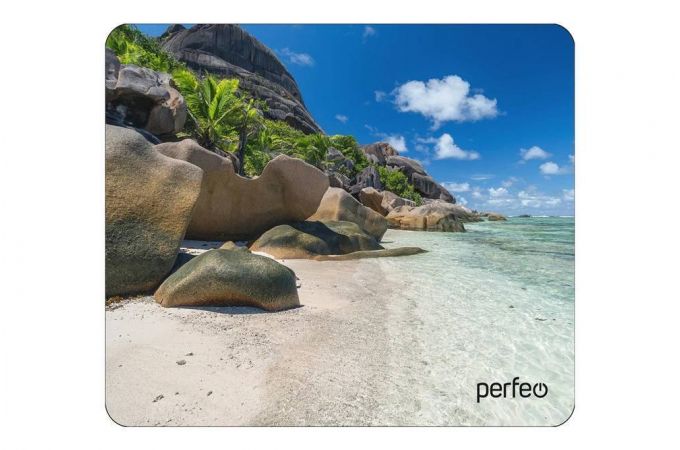 Коврик для мышки Perfeo "Пляж", Рис.6 (180*220*2 мм), ткань+резиновое основание