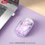 Мышь беспроводная XO M12 Bluetooth wireless transparent mouse Off-White