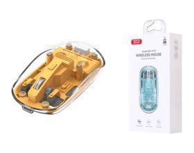 Мышь беспроводная XO M12 Bluetooth wireless transparent mouse Yellow