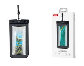 Чехол водонепроницаемый защитный пляжный XO KT01 Cell Phone PVC Waterproof Pouch Open Window Clip Model + Lanyard (for cell phones up to 7 inch) Black