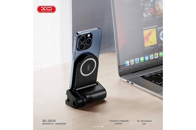 Держатель для iPhone SS18 Magsafe Magnetic Camera Grip for Moible Phone With Bluetooth Connect Black