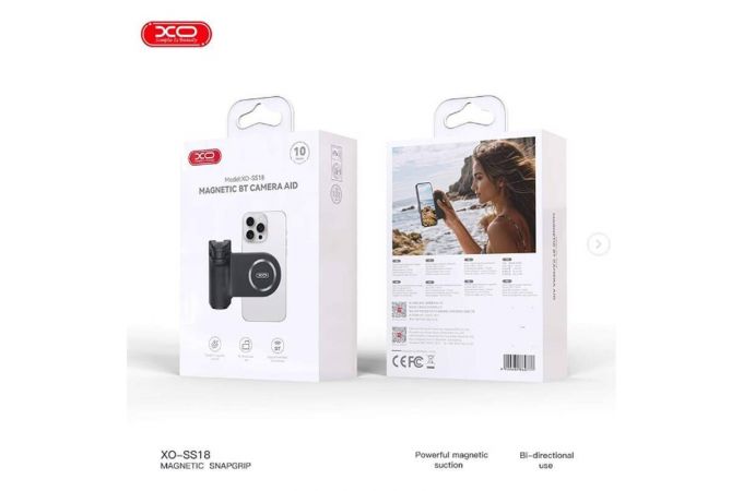 Держатель для iPhone SS18 Magsafe Magnetic Camera Grip for Moible Phone With Bluetooth Connect Black