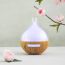 Увлажнитель воздуха XO HF12 Transparent+Wood Grain Model Colorful Lights Spray Humidifying Aromatherapy Diffuser White