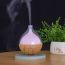 Увлажнитель воздуха XO HF12 Transparent+Wood Grain Model Colorful Lights Spray Humidifying Aromatherapy Diffuser White