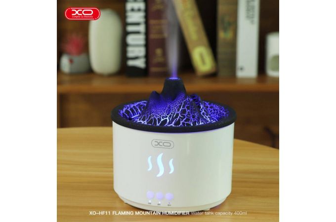 Увлажнитель воздуха XO HF11 Volcano Crackle Effect Spray Humidifying Aromatherapy Diffuser (EU) White