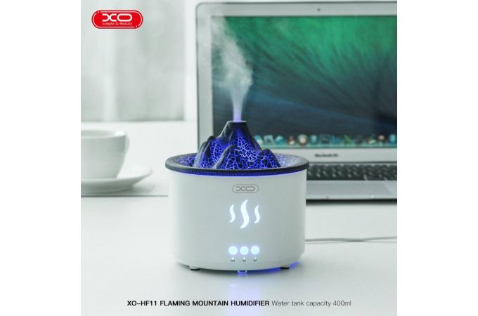 Увлажнитель воздуха XO HF11 Volcano Crackle Effect Spray Humidifying Aromatherapy Diffuser (EU) White