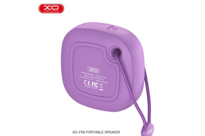 Портативная беспроводная колонка XO F56 5W Purple