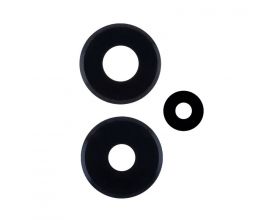 Стекло камеры для Xiaomi Redmi Note 13 Pro 4G (23117RA68G) (3 в 1)