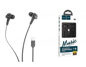 Наушники вакуумные проводные HOCO M67 Passion штекер Type-C (черный)