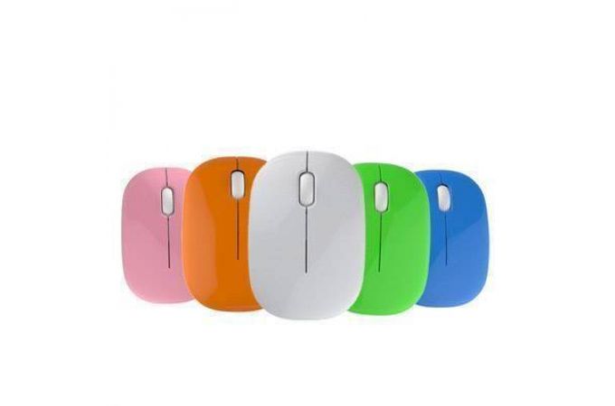 Мышь беспроводная Орбита G-190 (USB, 2.4ГГц, 1ААА, 10м) (оранжевый)