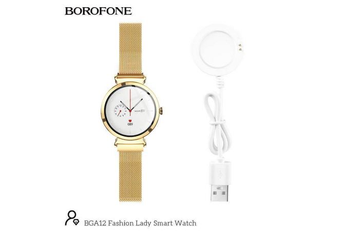 Смарт часы BOROFONE BGA12 Fashion Lady (золотистый )