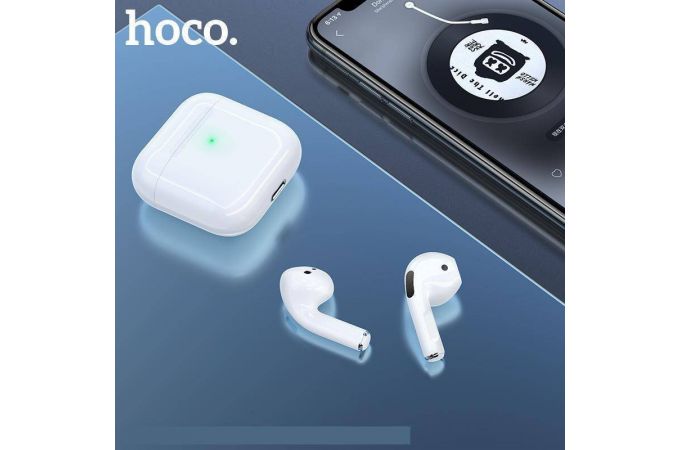 Наушники вакуумные беспроводные HOCO EW03 Plus True wireless Bluetooth (белый)