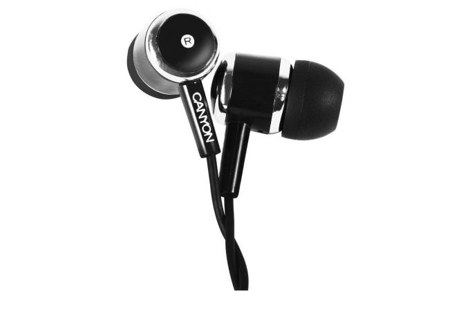 Наушники вакуумные проводные Canyon EMP-01 CNE-CEPM01B (черный)