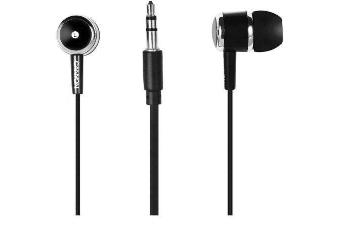Наушники вакуумные проводные Canyon EMP-01 CNE-CEPM01B (черный)