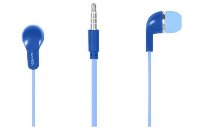 Наушники вакуумные проводные Canyon EMP-02 CNS-CEPM02BL (синий)