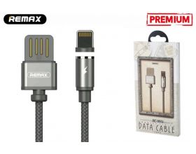 Кабель USB - Lightning Remax Gravity Series Data Cable  for Lightning RC-095i - black (магнитный, металл. коробка)