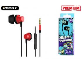 Наушники вакуумные проводные Remax Earphone RM-512 red