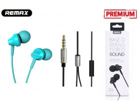 Наушники вакуумные проводные Remax RM-501 Earphone blue