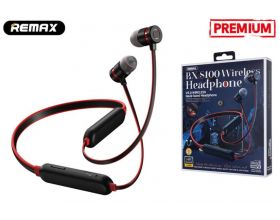 Наушники вакуумные беспроводные Remax RX-S100 neck-band sports wireless earphone black