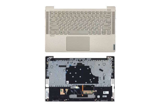 Клавиатура для ноутбука Lenovo Yoga S740-14IIL топкейс серебристый