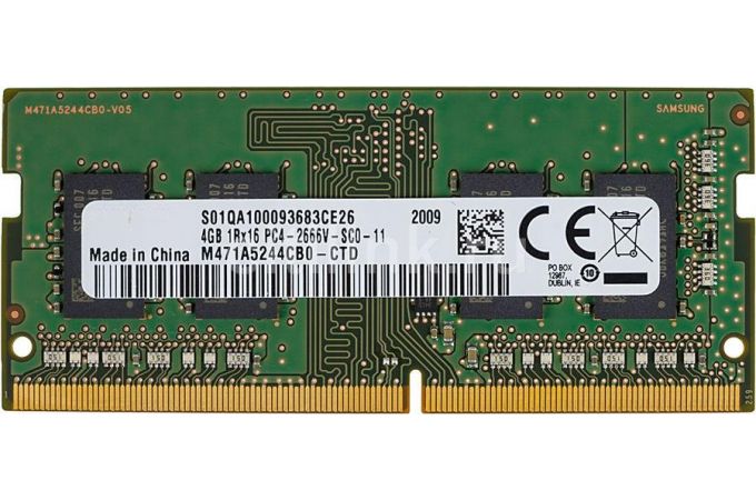 Модуль памяти SODIMM DDR4 4GB 2666MHz Samsung