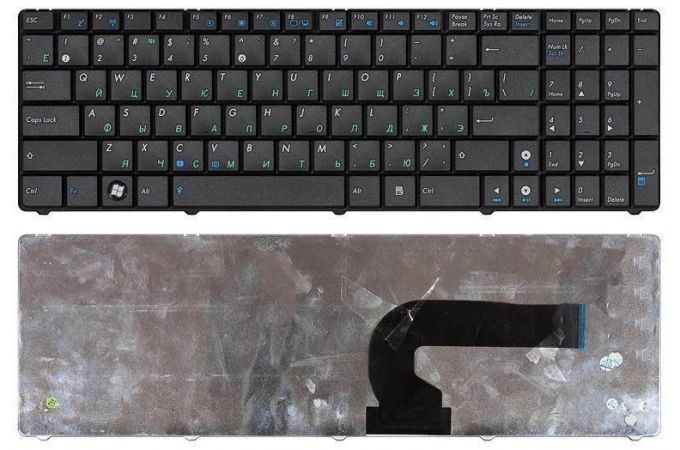 Клавиатура для ноутбука Asus N50 N51 N61 F90 N90 UL50 K52 A53 K53 U50 черная