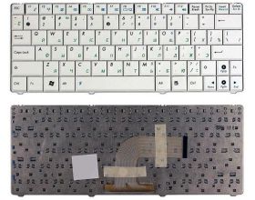 Клавиатура для ноутбука Asus Eee PC 1101 1101HA N10 N10E N10J белая