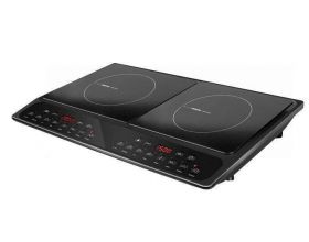 Плитка электрическая CENTEK CT-1514 белый 3500Вт, 2 конфорки, индукция, сенсор, 8настр. мощ.