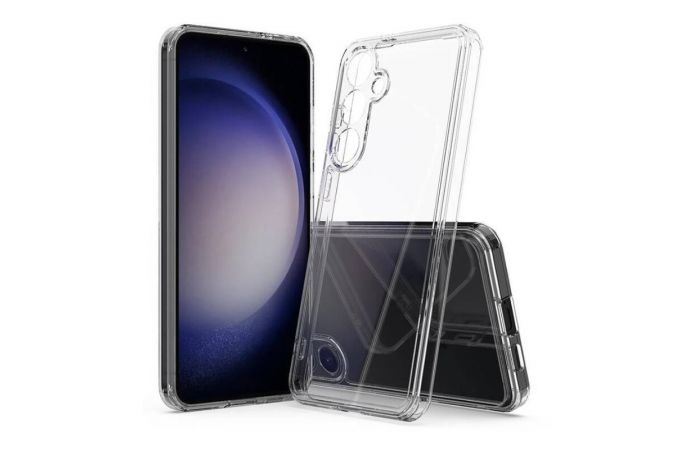 Чехол для Samsung S24 FE ультратонкий 0,3мм (прозрачный)