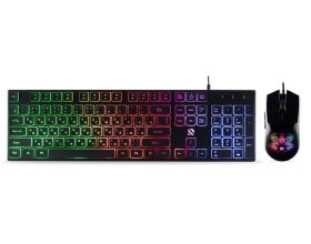 Игровой набор Smartbuy Rush Sparkle SBC-251750G-K черный клавиатура+мышь