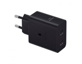 Сетевое зарядное устройство 2USB-C Samsung PD Adapter 50W (or.) EP-T5020 (черный) PD3.0 SFC2.0
