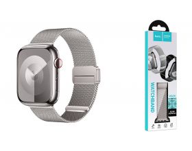 Ремешок для Apple Watch HOCO WA26 May series two-section double magnetic buckle milanese strap (42/44/45/49 мм) звездный
