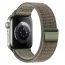 Ремешок для Apple Watch HOCO WA25 Original series nylon strap (42/44/45/49 мм)темно-зеленый с оранжевым