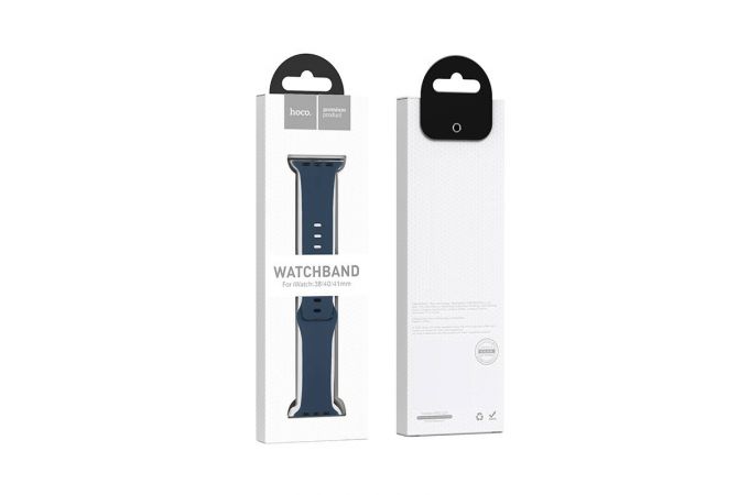 Ремешок для Apple Watch HOCO WA15 Flexible series 8-character buckle solid color silicone strap (42/44/45/49 мм) сосново-зеленый