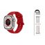 Ремешок для Apple Watch HOCO WA15 Flexible series 8-character buckle solid color silicone strap (42/44/45/49 мм) большой красный
