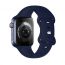 Ремешок для Apple Watch HOCO WA15 Flexible series 8-character buckle solid color silicone strap (38/40/41 мм) морская синева
