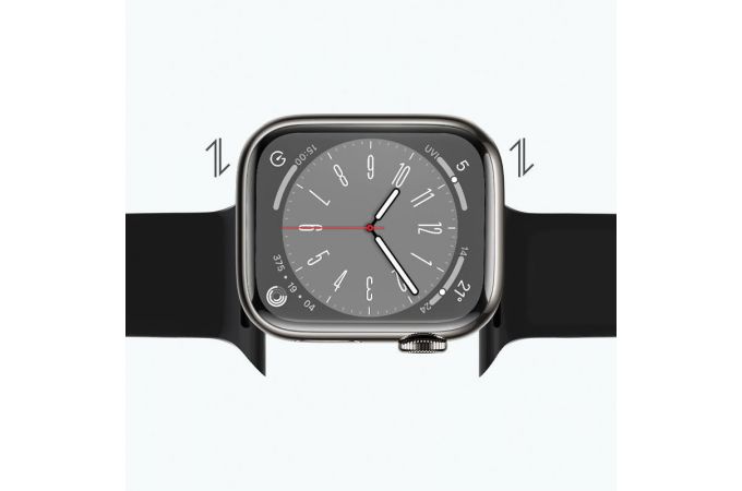 Ремешок для Apple Watch HOCO WA15 Flexible series 8-character buckle solid color silicone strap (38/40/41 мм) люцерна