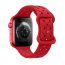 Ремешок для Apple Watch HOCO WA16 Flexible series bamboo pattern solid color silicone strap (42/44/45/49 мм) большой красный