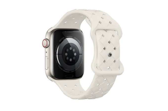 Ремешок для Apple Watch HOCO WA16 Flexible series bamboo pattern solid color silicone strap (38/40/41 мм) звездный
