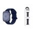 Ремешок для Apple Watch HOCO WA16 Flexible series bamboo pattern solid color silicone strap (42/44/45/49 мм) морская синева