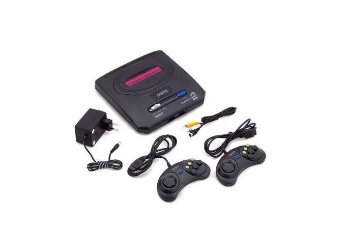 Игровая приставка Super Drive Classic 16bit S2-62 Black box (62 встроенных игры, черная коробка)