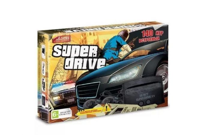 Игровая приставка Super Drive GTA-140 16bit (140 встроенных игр)