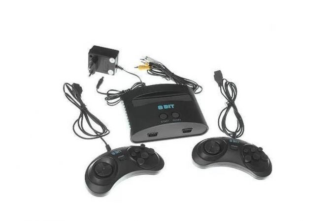 Игровая приставка 8bit Танчики (99999 встроенных игр)