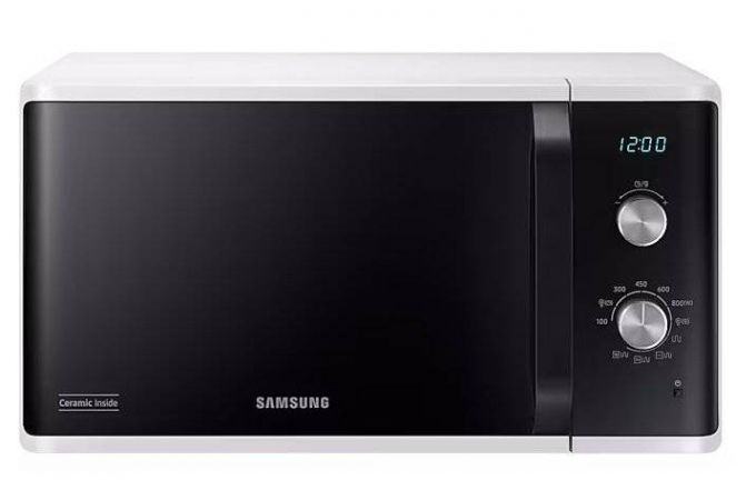 СВЧ печь SAMSUNG MG23K3614AW/BW 800 Вт, 23 л,гриль