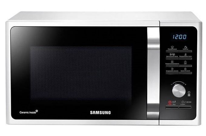 СВЧ печь SAMSUNG MS23F301TQW/BW(WW) 800 Вт, 23 л, такт.управление