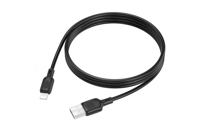 Кабель USB - Lightning BOROFONE BX47, 2,4A (черный) 1м