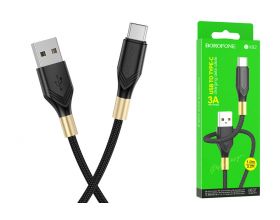 Кабель USB Type-C - USB Type-C BOROFONE BX92 Advantage 60W (черный) 1м