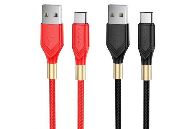 Кабель USB Type-C - USB Type-C BOROFONE BX92 Advantage 60W (черный) 1м